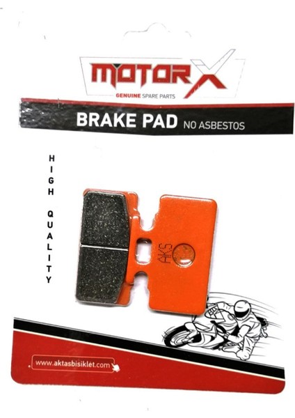 Stmax Dora 250 Motosiklet Ön Fren Disk Balatası | Turuncu