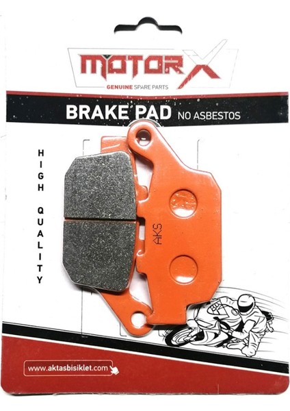 Mondial RX3I Evo Arka Fren Disk Balatası | turuncu