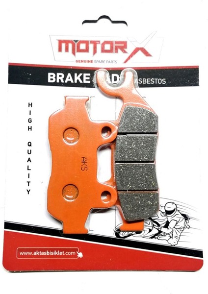 Honda Cb 125 E / Cbf 150 Motosiklet Ön Fren Disk Balatası | Turuncu