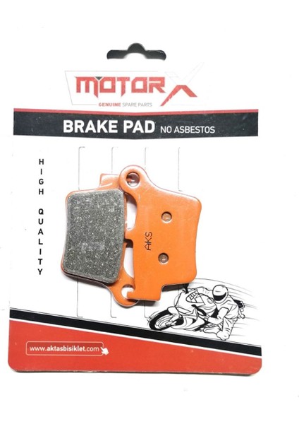 Kuba Black Cat Motosiklet Arka Fren Disk Balatası | turuncu