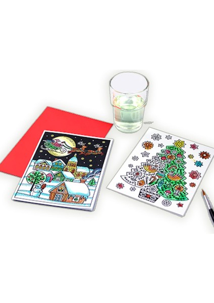 Magic Painting Christmas Cards