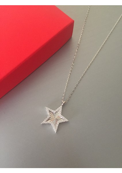 Zeta Jewel Kadın Yıldız Gümüş Kolye modelleri