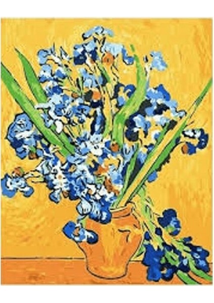 Van Gogh Süsen Sayılarla Boyama Seti Rulo 40 x 50 cm