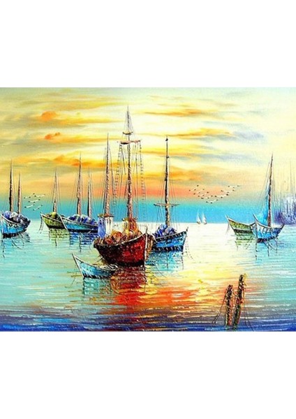 Yelken Sayılarla Boyama Seti Rulo 40 x 50 cm