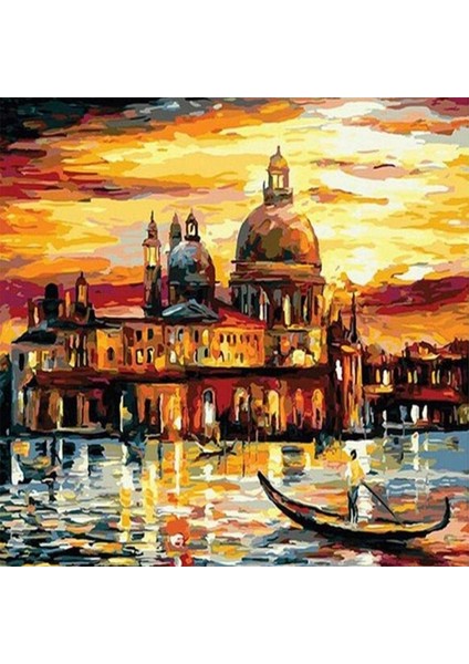 Yelkenli Dolunaya Doğru Sayılarla Boyama Seti Rulo 40 x 50 cm