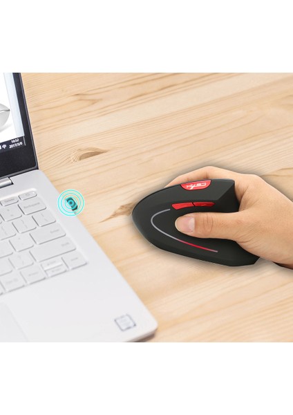 Hxsj T24 2.4g Kablosuz Ergonomik Mouse (Yurt Dışından)