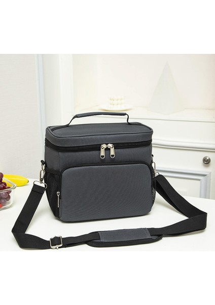 Termal Yalıtımlı Yemek Çantası - Gri (Yurt Dışından) indirimleri