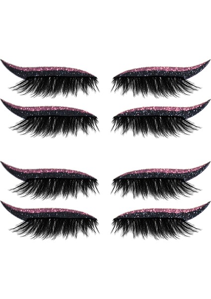 Eyeliner ve Kirpik Çıkartmaları (Yurt Dışından)
