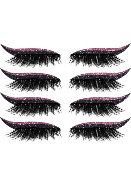 Eyeliner ve Kirpik Çıkartmaları (Yurt Dışından)