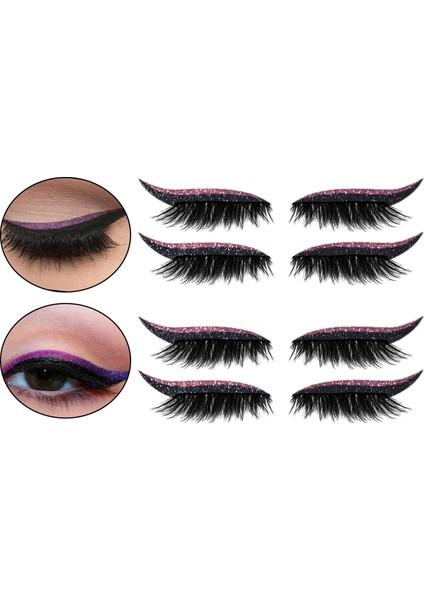 Eyeliner ve Kirpik Çıkartmaları (Yurt Dışından)