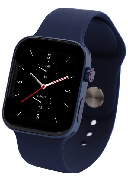 X-Ock Lacivert Watch 7 Ios ve Andoid Uyumlu, Türkçe Menülü, Konuşma, Titreşim, Nabız Ölçer Özellikli Akıllı Saat