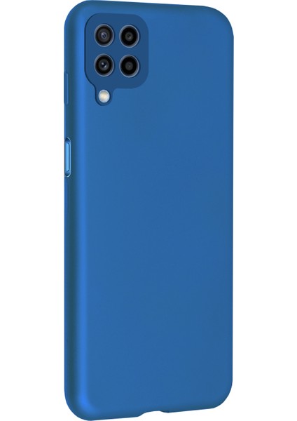Samsung Galaxy A22 Kılıf Premiums Silikon Kapak - Mavi