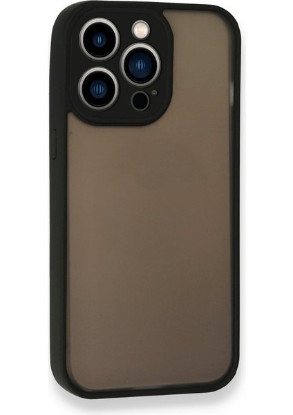 iPhone 13 Pro Montrea Silikon Arka Kapak - Siyah