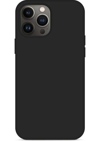 iPhone 13 Pro Max Kılıf Nano Lansman Silikon Arka Kapak - Siyah