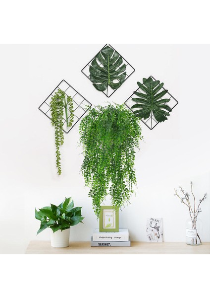 F Fityle 1bunch 75 cm Yapay Ivy Vine Bitkiler Açık Kapalı Asılı Dekor Yeşil (Yurt Dışından)