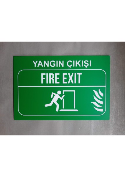 Yangın Çıkışı Tabelası 30 x 20 cm