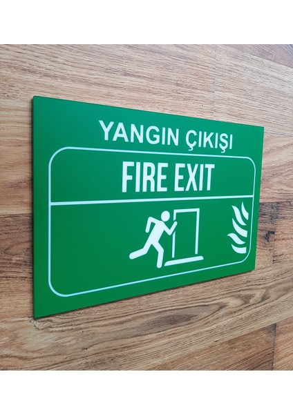 Yangın Çıkışı Tabelası 30 x 20 cm fiyatları