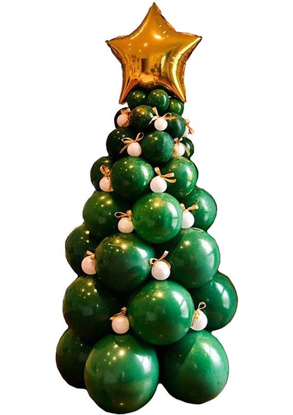 Noel Yeşil Balon Noel Balon Garland Arch Seti Yeni Yıl Için (Yurt Dışından)
