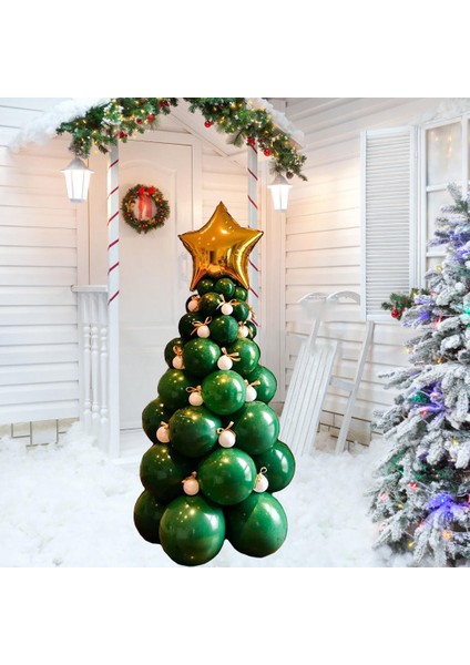 Noel Yeşil Balon Noel Balon Garland Arch Seti Yeni Yıl Için (Yurt Dışından) fiyatları