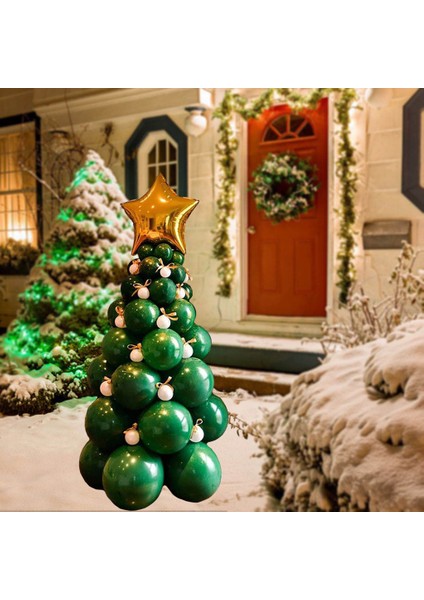 Noel Yeşil Balon Noel Balon Garland Arch Seti Yeni Yıl Için (Yurt Dışından) indirimleri