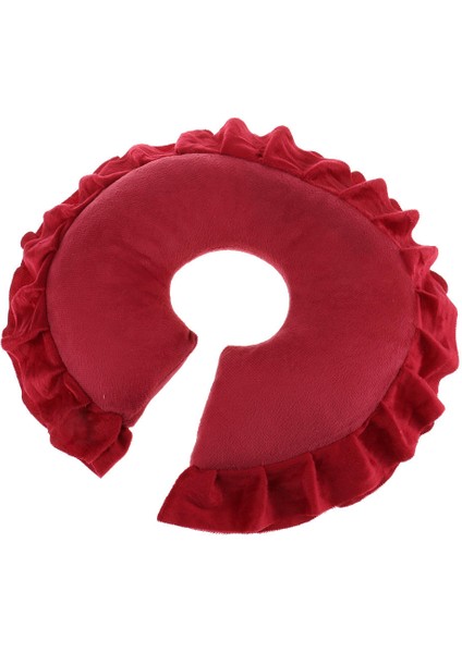 F Fityle Yüz Aşağı Relax Yastık Spa Masaj Masa Beşiği Yastık Bolster Pad Kırmızı (Yurt Dışından)