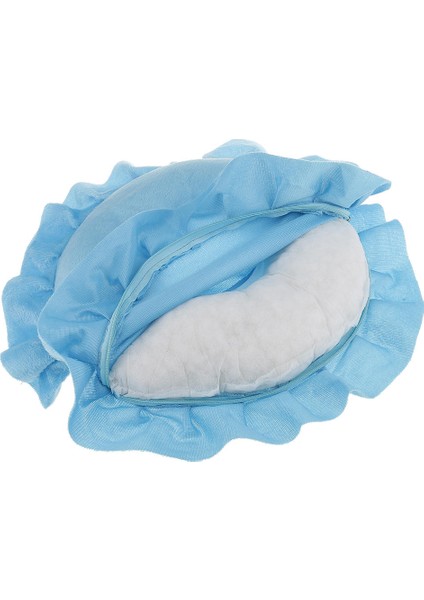 F Fityle U Şekli Spa Salon Masajı Masa Beşiği Yüz Yastık Boyun Kafa Yastık Mavi Skyblue (Yurt Dışından)