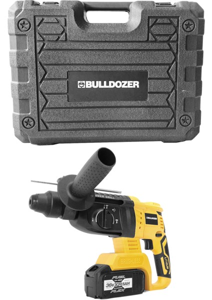2 Makine Bulldozer Kömürsüz 36V Kırıcı Delici ve Bulldozer Xfuel 36V Darbeli Vidalama fırsatları