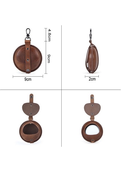 Puluz Huawei Freebuds 3 Için Cf1042C Crazy Horse Doku Kılıfı Koyu Kahve (Yurt Dışından) fiyatları