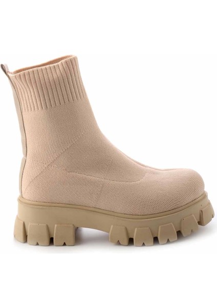 Bej Triko Kadın Bot & Bootie K02703202082 fiyatları