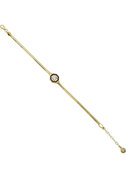 Çağla Tektaşlı Altın Bileklik modelleri