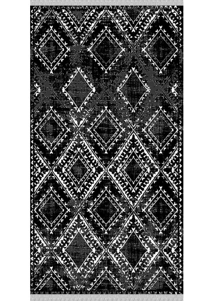 Decoser 5022 Yıkanabilir Siyah Beyaz Kilim fiyatları