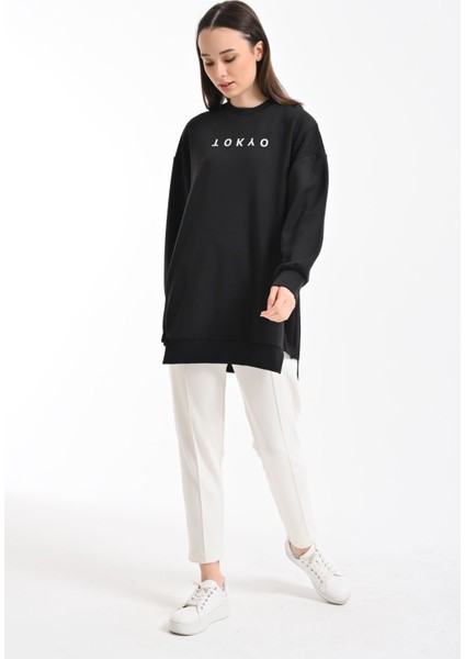 Oysho Sweatshirt - Siyah