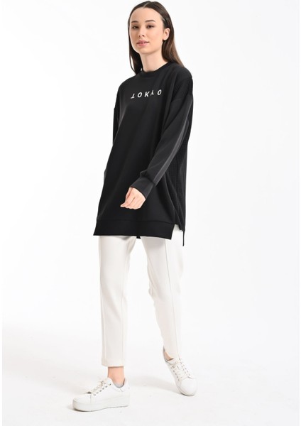 Oysho Sweatshirt - Siyah