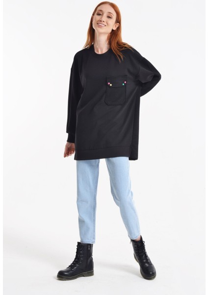 Oysho Sweatshirt - Siyah