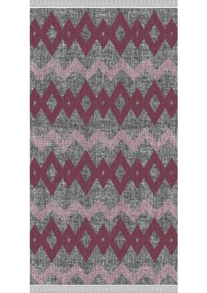 Decoser 2050 Pembe Mor Renk Pamuk Tabanlı Kaymaz Yıkanabilir Halı Kilim fiyatları