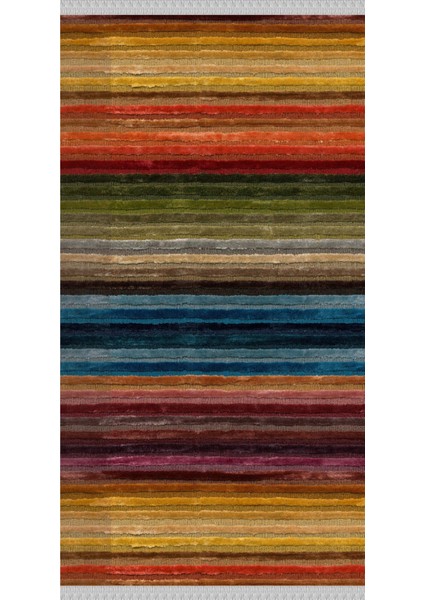 Decoser 4014 Renkli Yıkanabilir Pamuk Tabanlı Kilim