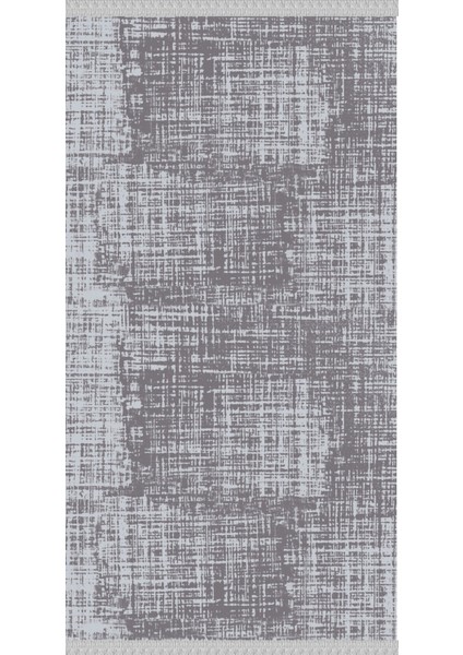 Nar Store Home Decoser 4039 Düz Gri Kaymaz Yıkanabilir Kilim