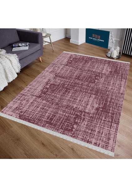 Decoser 4040 Düz Mor Kaymaz Yıkanabilir Kilim