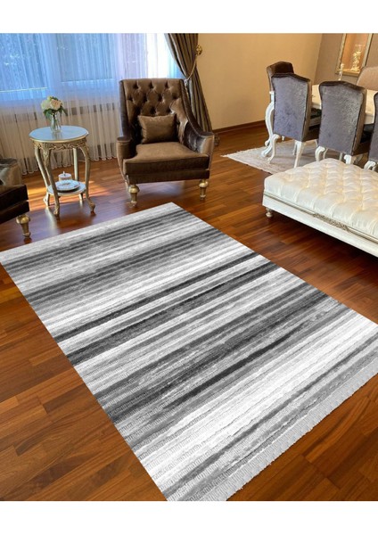 Decoser 4031 Gri Yıkanabilir Pamuk Tabanlı Kilim