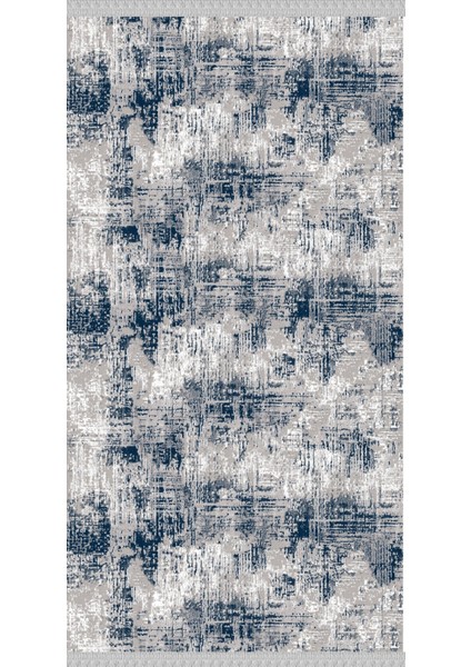 Decoser 4042 Mavi Yıkanabilir Pamuk Tabanlı Kilim