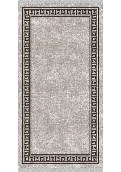 Decoser 5050 Yıkanabilir Gri Siyah Çerçeveli Kilim fiyatları