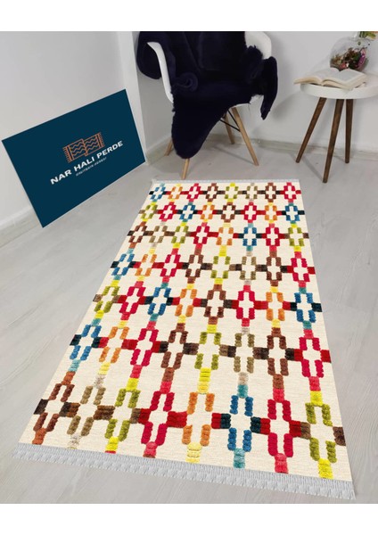 Decoser 4020 Renkli Otantik Kaymaz Yıkanabilir Kilim fiyatları