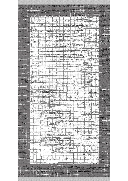 Decoser 4050 Gri Renk Kaymaz Yıkanabilir Kilim modelleri