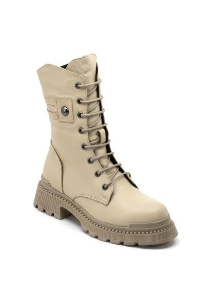 Kadın Hakiki Deri Uzun Postal Bot fiyatları