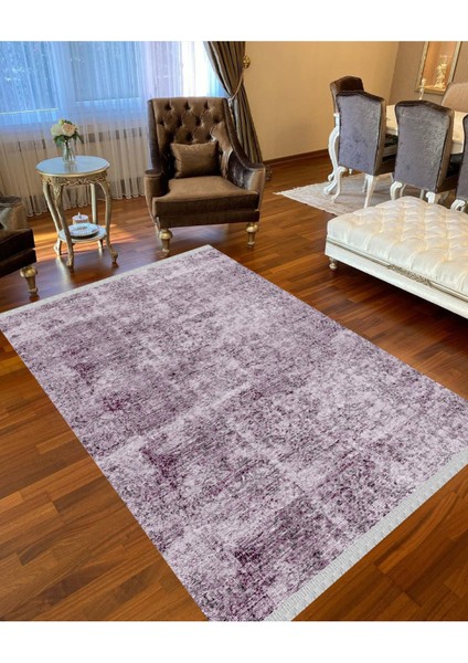 Decoser 4035 Mor Yıkanabilir Pamuk Tabanlı Kilim