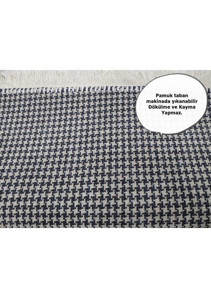 Decoser 4041 Kahverengi Yıkanabilir Pamuk Tabanlı Kilim