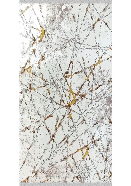 Decoser 5019 Yıkanabilir Sarı Kilim