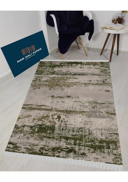 Decoser 4028 Yeşil Kaymaz Yıkanabilir Kilim fiyatları