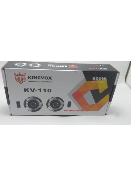  Kingvox Kv 110 Tweeter 10 cm 600WAT 80 Rms Iki Adet ( Kabin Ile Birlikte Gönderilecek)