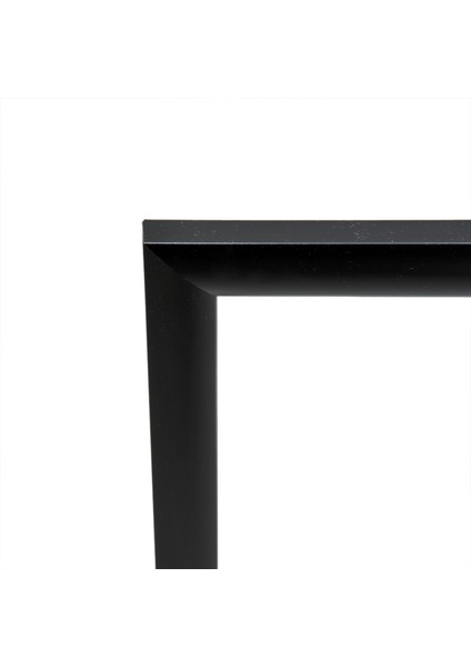 MİXEFOR Boş Çerçeve - 50CM x 70CM Iç Ölçü-Renk SİYAH Arka Yüzey 3 mm Mdf- Ön yüzey Kırılmaz parlama yapmayan Antireflektif